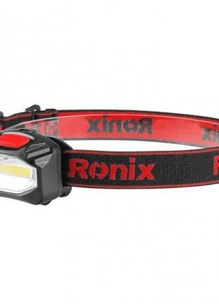 Ліхтар ronix rh-4283 світлодіодний налобний