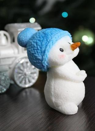 Мило ручної роботи "милий сніговик"2 фото