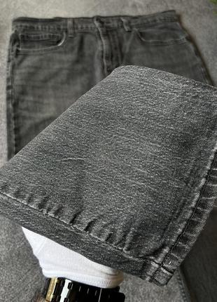 Чоловічі сірі класичні базові прямі джинси levi’s 502 hi-ball regular taper оригінал розмір 366 фото