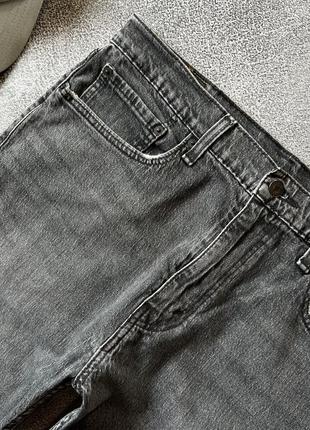 Чоловічі сірі класичні базові прямі джинси levi’s 502 hi-ball regular taper оригінал розмір 365 фото