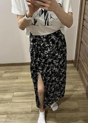 Спідниця zara сатинова