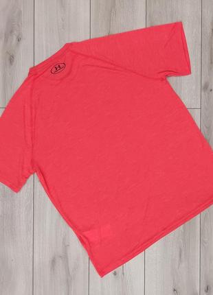 Мужская футболка under armour training tech t-shirt in orange2 фото