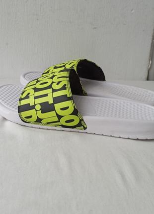 Оригинальные шлепанцы nike benassi jdi print 631261-103 just do it4 фото