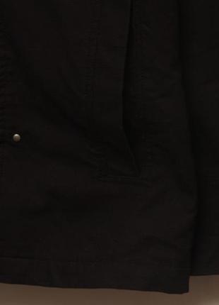 H&m duffle coat black рр 50 m пальто из хлопка8 фото