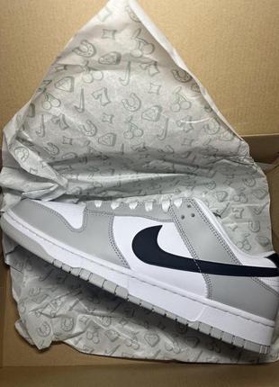 Кроссовки nike dunk low se lottery pack grey fog найк данки серые9 фото