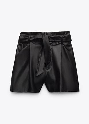 Шорти шкіряни zara