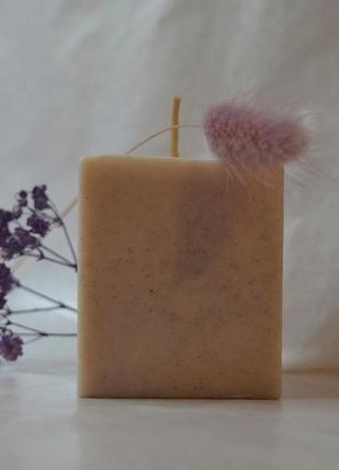 Масажна свічка з соєвого воску "kakao massage" (крем для тіла)3 фото