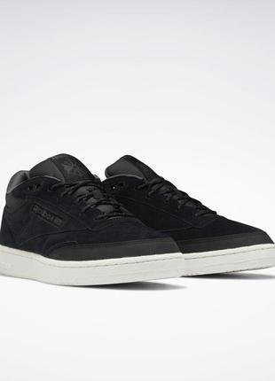 Чоловічі повсякденні кросівки reebok club c mid ii h691261 фото