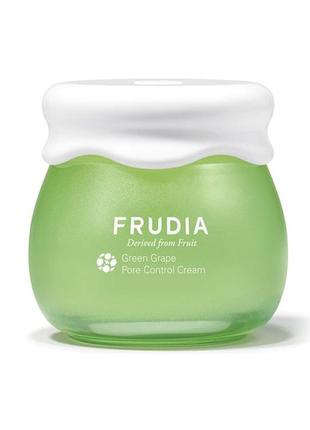 Увлажняющий крем на расширенные поры frudia green grape pore control cream 10ml