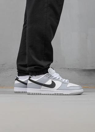 Кроссовки nike dunk low se gs'lottery pack - grey fog'