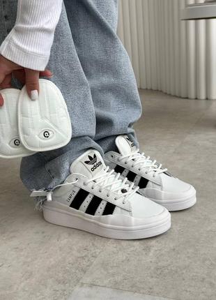 Кроссовки adidas campus x bad bunny white2 фото