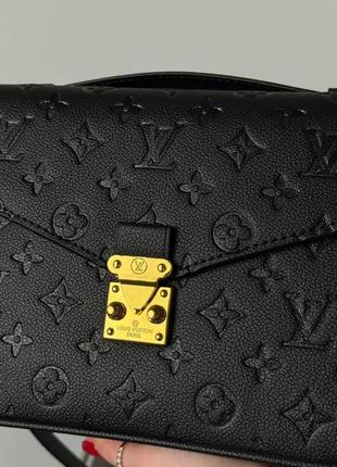 Сумка louis vuitton metis черная7 фото