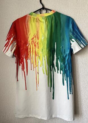 Разноцветная футболка yisida3 фото