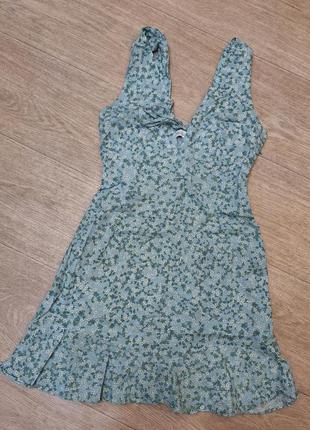 Лляне легке плаття сарафан zara, розмір xs-s.6 фото