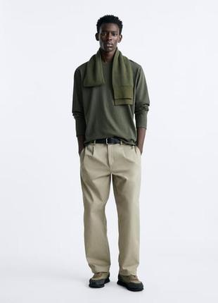 Кофта лонгслив свитшот футболка с длинными рукавами oversize m l zara 1501/556