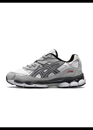 Жіночі кросівки asics gel - nyc white steel gray5 фото