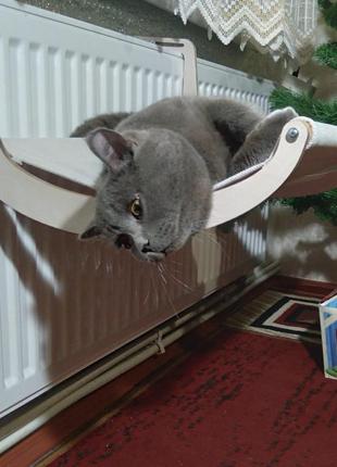 Гамак-лежак «кітті» для котов весом до 12 кг на батарею отопления3 фото