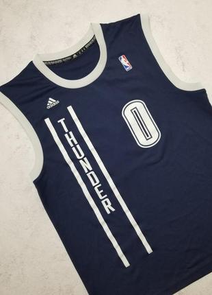 Бескетбольна майка adidas oklahoma city thunder westbrook3 фото