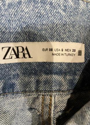 Джинсы мом zara, 38/м оригинал3 фото