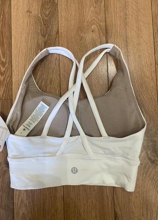 Топ lululemon білий2 фото