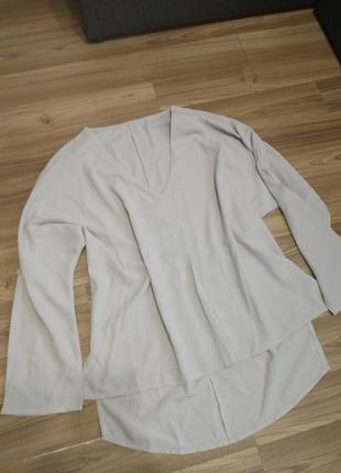 Удлиненная оверсайз блуза1 фото