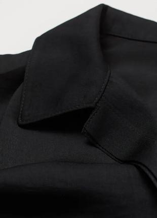Новое черное сатиновое платье рубашка h&amp;m3 фото