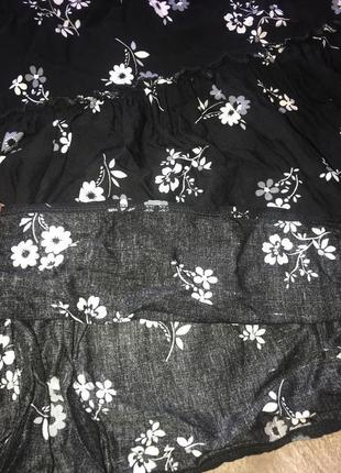 Сарафан сукня коттон цветочный в пол принт3 фото