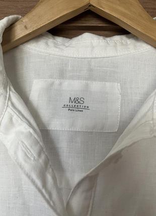 Льняная рубашка m&amp;s5 фото