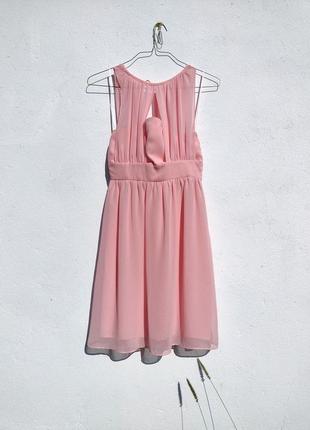 Красивое розовое интересное летнее платье naf naf3 фото