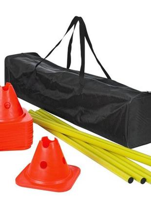 Тренувальний набір select agility set w/cones and poles 749640