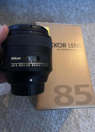 Nikon 85mm 1.8g объектив ціна 16000грн