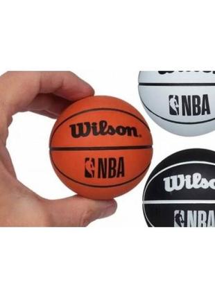 Міні-м'яч баскетбольний для дриблінгу wilson nba dribbler (wtb1100pdqnba)