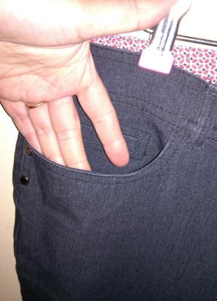 Супер стрейч,серые,лёгкие джинсы,брюки,большого размера,main new england,бангладеш7 фото