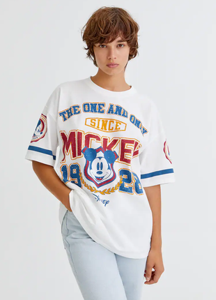 Футболка pull&amp;bear mickey mouse xs