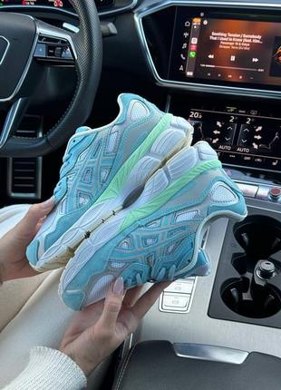 Женские кроссовки asics gel nyc blue mint 37-38-39-40-413 фото