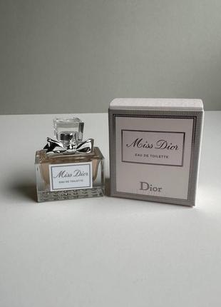 Miss dior christian dior туалетная вода оригинал миниатюра