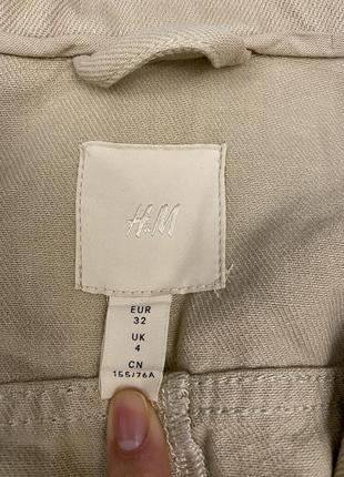 Жакет піджак із деніму з накладними кишенями під джинс h&amp;m9 фото