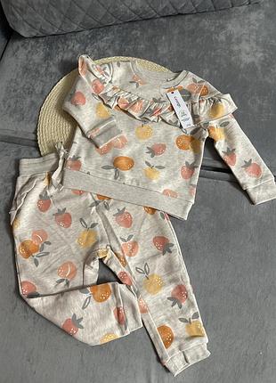 George теплые костюмчики двуниточка с начесиком внутри