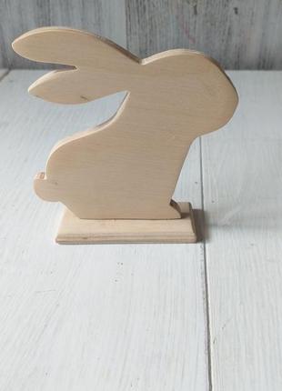 Кролик на подставке,пасхальный декор1 фото