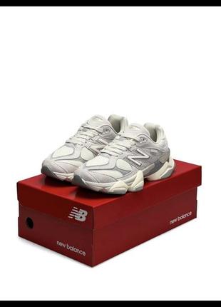 Женские кроссовки new balance 9060 gray beige1 фото