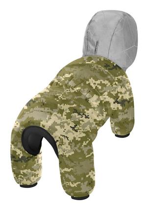 Комбинезон для собак waudog clothes, рисунок "милитари", m35, в 59-62 см, с 37-40 см