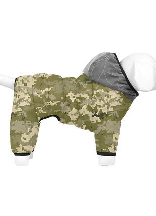 Комбинезон для собак waudog clothes, рисунок "милитари", m35, в 59-62 см, с 37-40 см3 фото