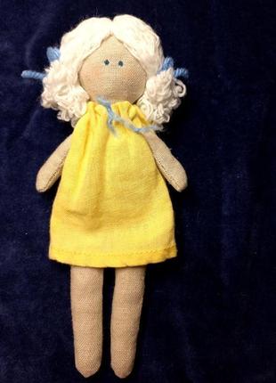 Лялька текстильна анжела1 фото