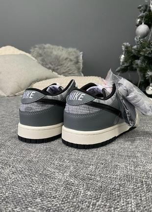 Кросівки nike dunk low copy paste grey6 фото