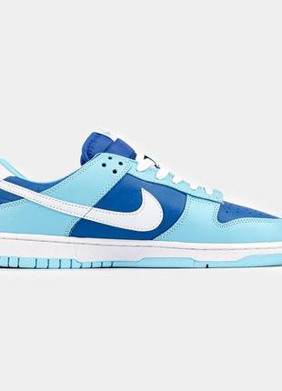 Кроссовки nike dunk low blue1 фото