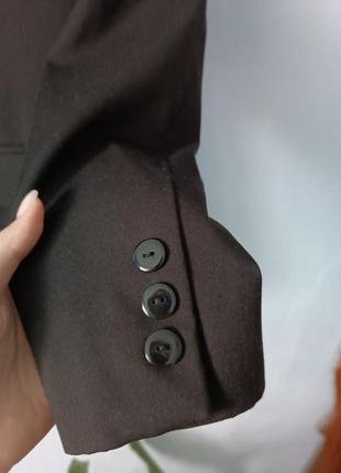 Пиджак классический черный базовый офисный стиль брендовый yves saint laurent uniform4 фото