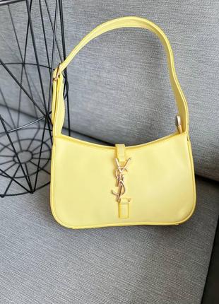 Женская сумка ив сен лоран желтая   ysl hobo yellow  yves saint laurent hobo1 фото