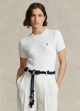 Футболка біла ralph lauren sport1 фото