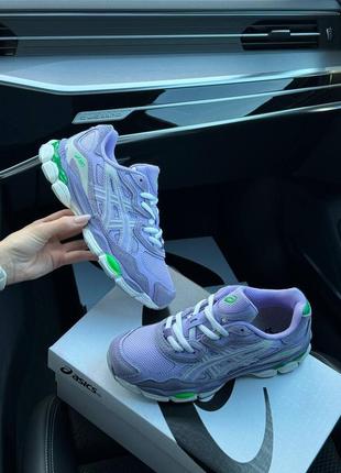 Женские кроссовки asics gel - nyc purple3 фото