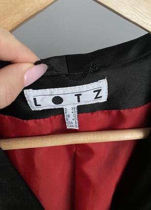 Эксклюзивный винтажный пиджак жакет lotz кружево атлас2 фото